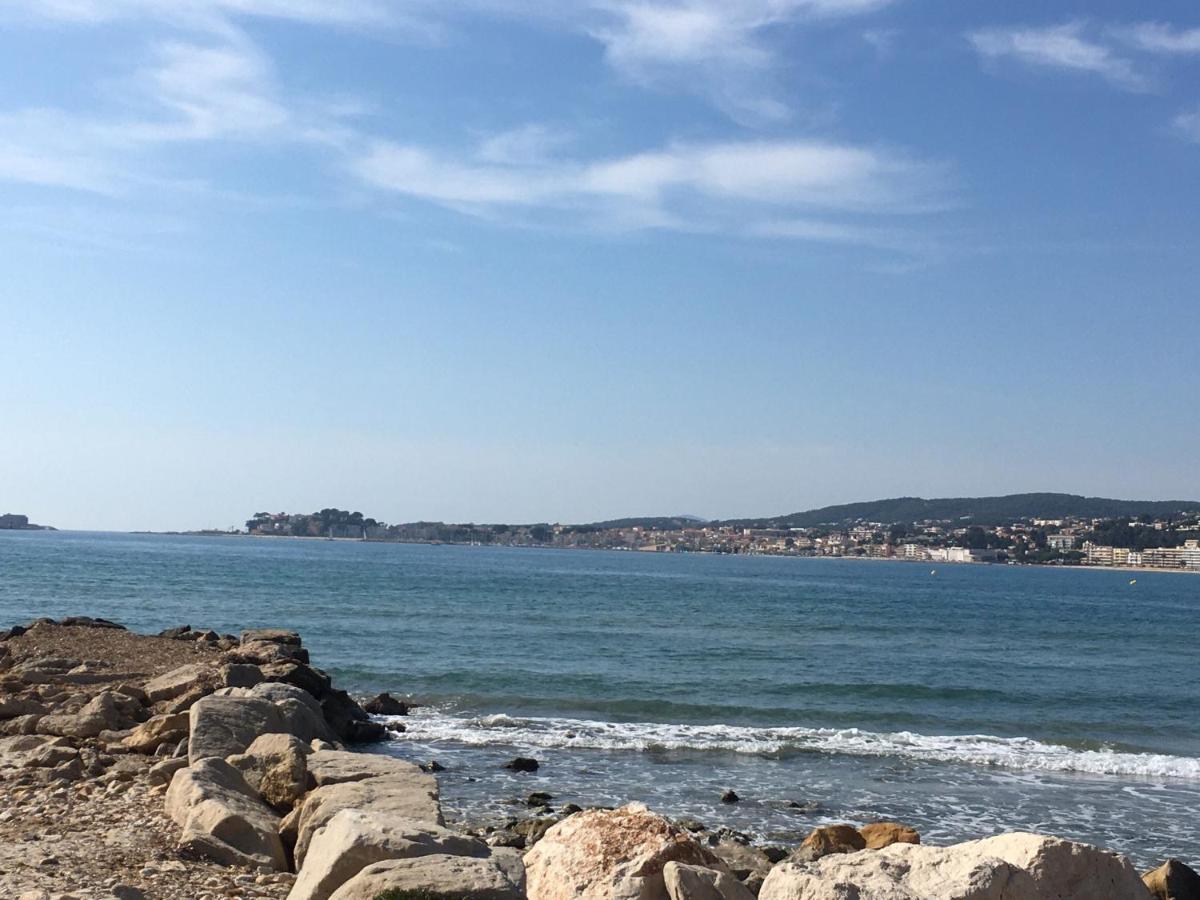 Les Galets De Sanary - Vue Mer Exteriör bild